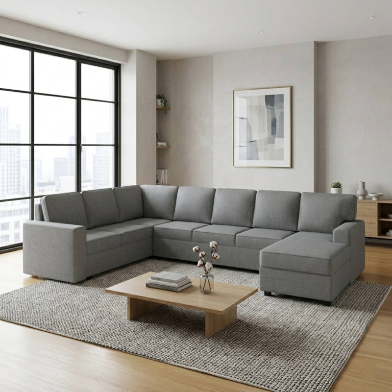 Canapé modulaire avec rangement Borea