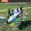 Chaise pliante de hamac pour camping avec capacité de charge de 300 lb