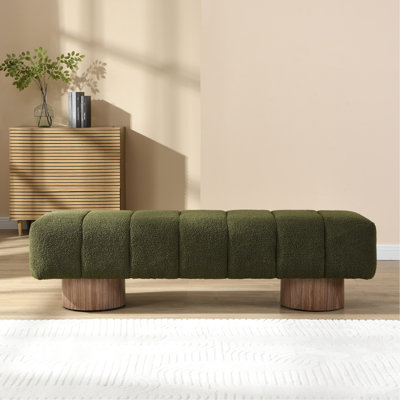 Banc rembourré Boucle, sans assemblage