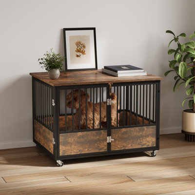 Cage pour chien robuste avec 2 portes Archie & Oscar
