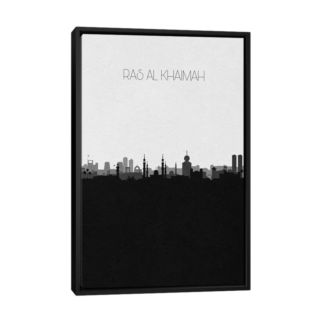 Ras Al Khaimah, UAE City Skyline by Ayse Deniz Akerman - Print on Canvas