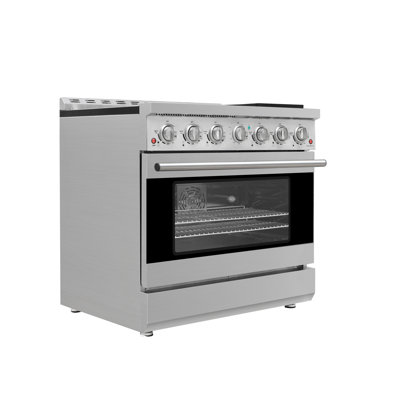Duro Kitchen 30" / 36" Stainless Steel Freestanding Gas Range With Convention Fan