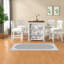 Ensembles de table de salle à manger avec rangement en bois massif blanc compact
