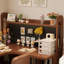 Bureau en fer massif en forme de L brun noyer + noir-1567927452-1567927435