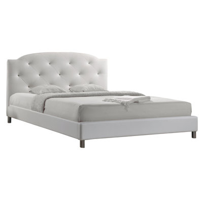 Metabel Vegan Leather Platform Bed