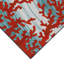Tapis touffeté à la main en polyester bleu / rouge / blanc-2007386595