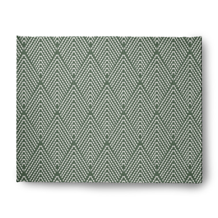 Chenille Geometric Indoor Rug