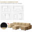 Canapé modulaire 8 pièces Jazabell-496086439