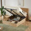 Cadre de lit de rangement grand format-383346614