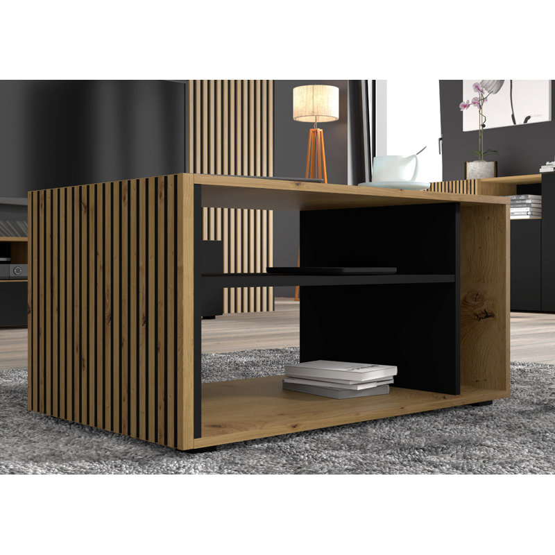 Wiltrude Block Coffee Table with Storage