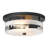 Flush Mount Ceiling Light with Frosted Glass Shade