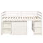 Low Study Loft Bed With Cabinet And Rolling Portable Desk-1610093899