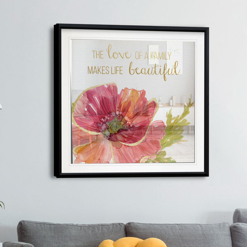 « magnifique love », impression sur toile, H 17,5 po x l 17,5 po x P 1,5 po, Cadre plastique noir