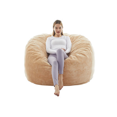 Classic 36'' W Round Bean Bag Chair Sofa