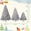 Arbre de Noël artificiel illuminé Sliver-1997604652