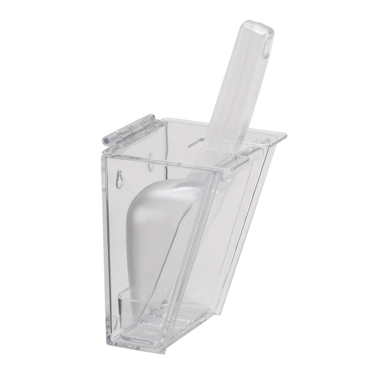 Polycarbonate Wall Mount Ice Scoop Holder, 6 Ounces