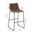 Tabouret de bar rembourré 28 po Iema-1985692939