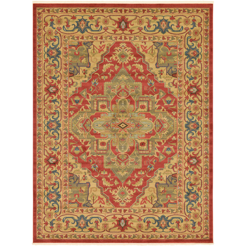 Eesi Floral Indoor Rug, Rectangle 9' x 12'2"