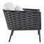 Ensemble de canapé modulaire d'extérieur en aluminium 6 pièces Modway Stance-545752878-545752875