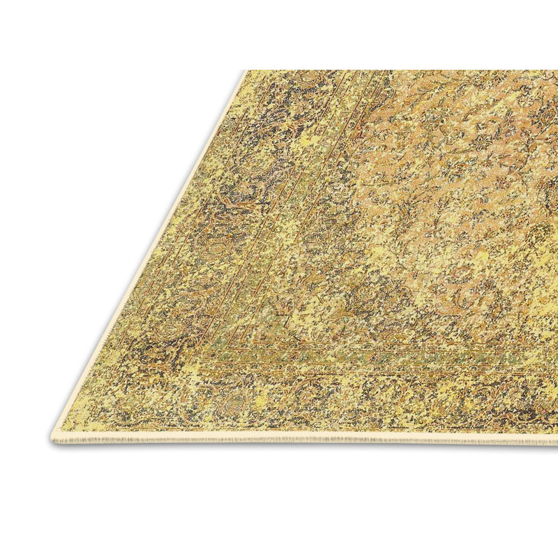 Tapis traditionnel beige / brun, Rectangle 5 pi x 7 pi