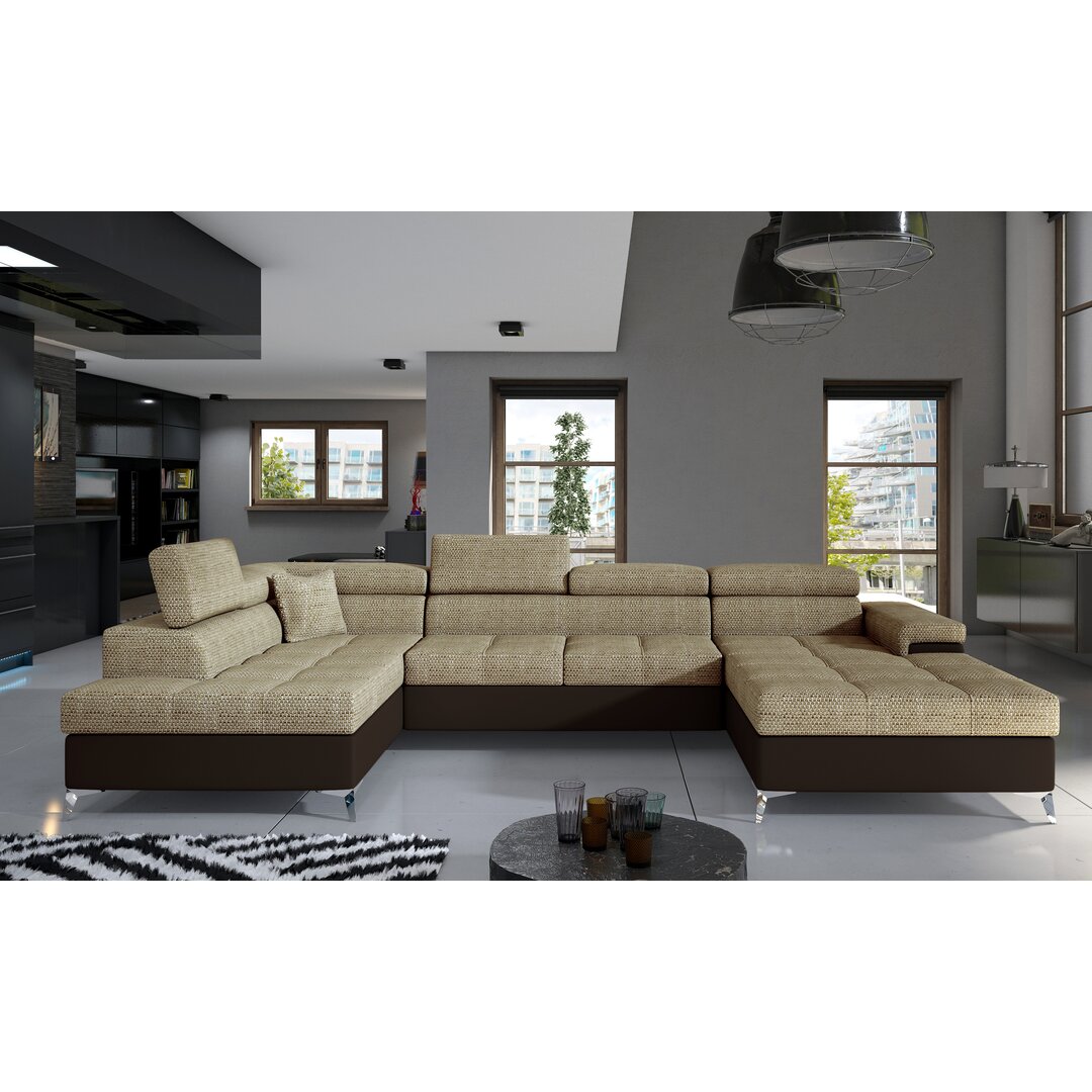 Ecksofa Geraci mit Bettfunktion