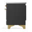 Cuisinière à induction de 40 pouces avec 6 éléments à induction en graphite mat Majestic III Series (garniture laiton)-124828857-124828840