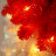 Sapin de Noël artificiel à charnière 5 pi, arbre de Noël pliable, chapeau de père Noël pliable, décoration de Noël