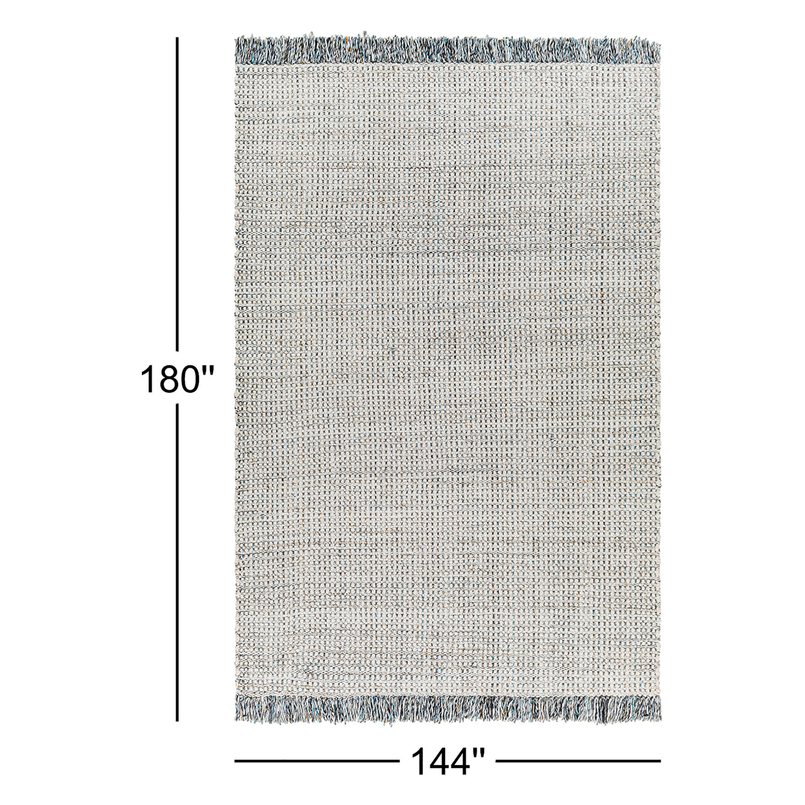 Viewcrest Hand-Woven Geometric Rug, Rectangle 12' x 15'