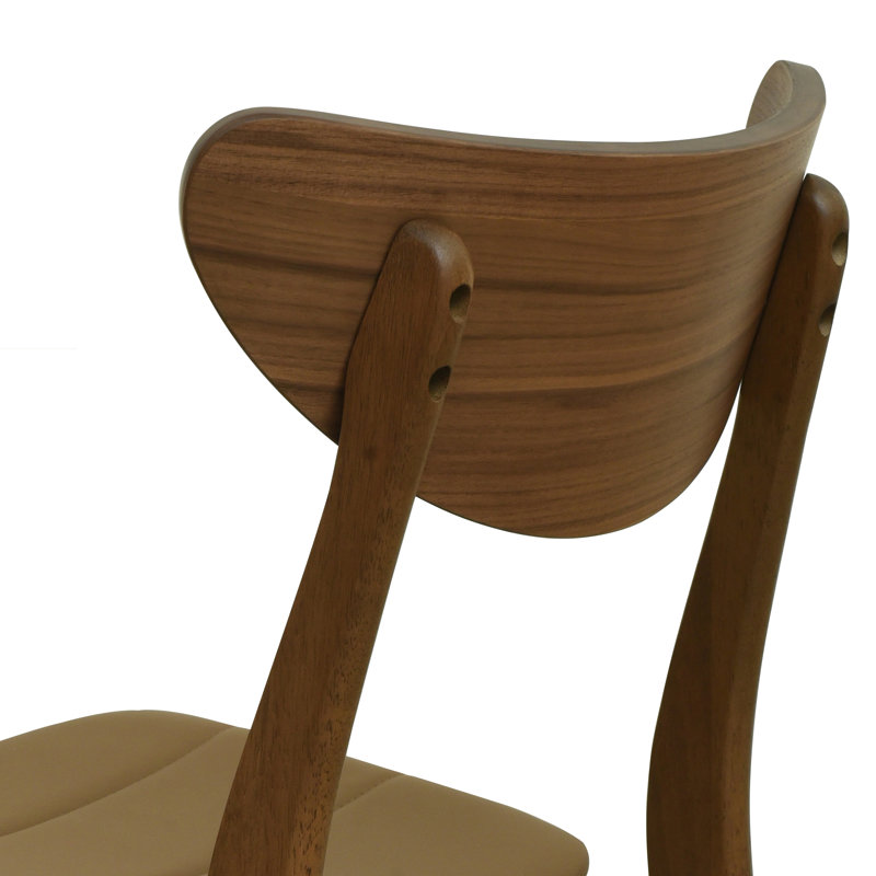 Chaise d'appoint Barros, Brun