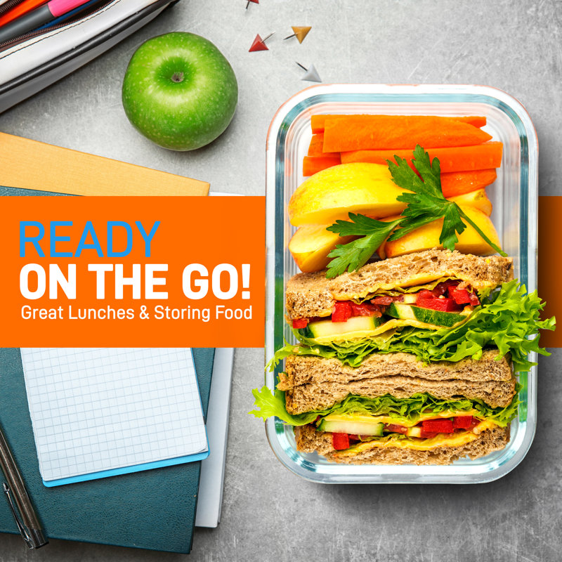 30oz. Glass Food Storage Container