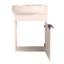 Meuble-lavabo avec lavabo Doors, 16 po pour petite salle de bain-111123724