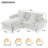 Modular Sofa With Ottoman-1638545864