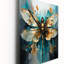 Horloge murale bleu sarcelle-99630504