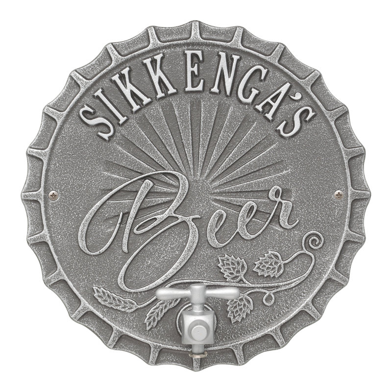 Whitehall Products Bottle Cap Brew Pub Wall Décor