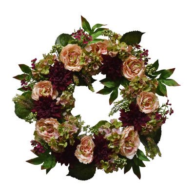 Couronne de pivoines 30 po - Bourgogne