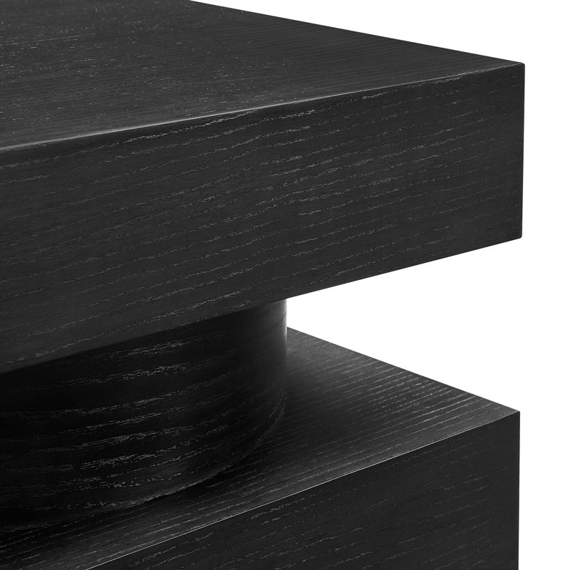 Perpetuate Totem End Table, Black