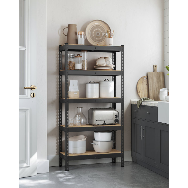75cm W Steel Shelving Unit, Natural