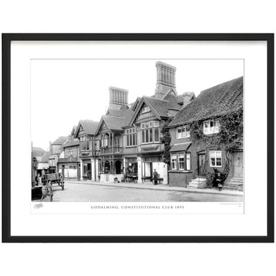 Godalming, Constitutional Club 1895 by Francis Frith - Single Picture Frame Print
