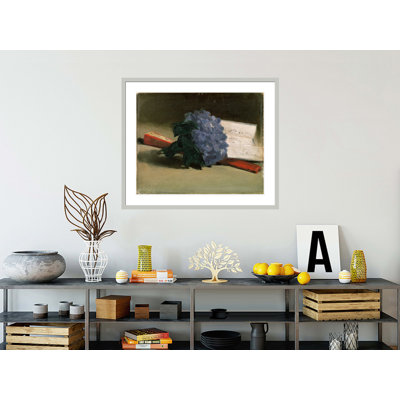 «Bouquet of Violets» par impression giclée encadrée