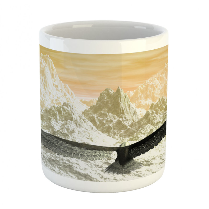 Grande tasse à café oiseaux