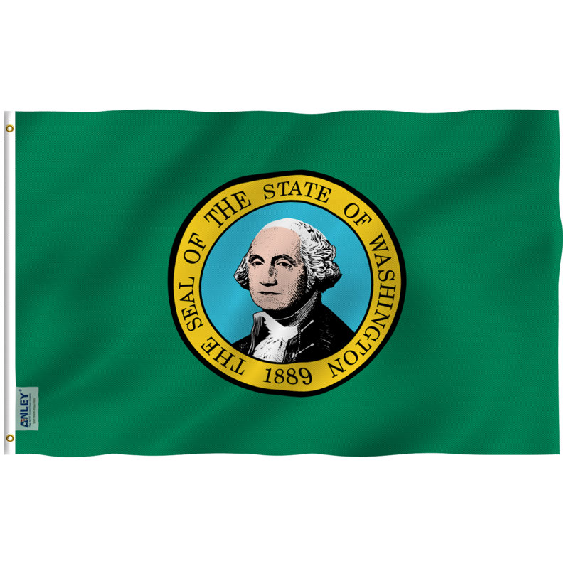 Washington WA State Polyester 3x5 ft. House Flag