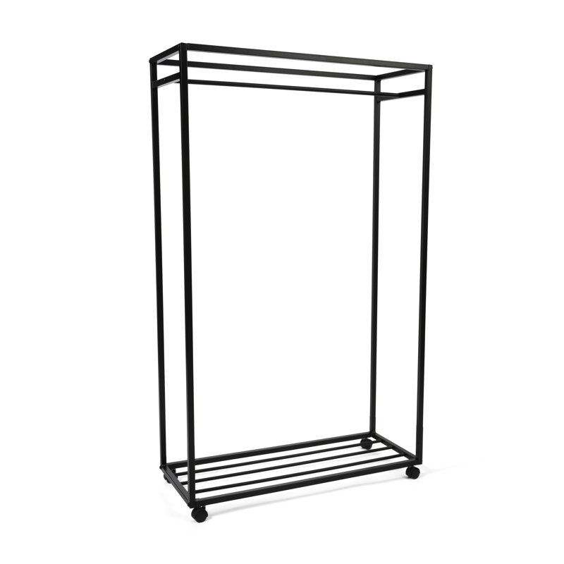 Letterly 90cm Rolling Clothing Rack