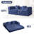 Boneless Two-Seater Modular sofa Bed-1412421876