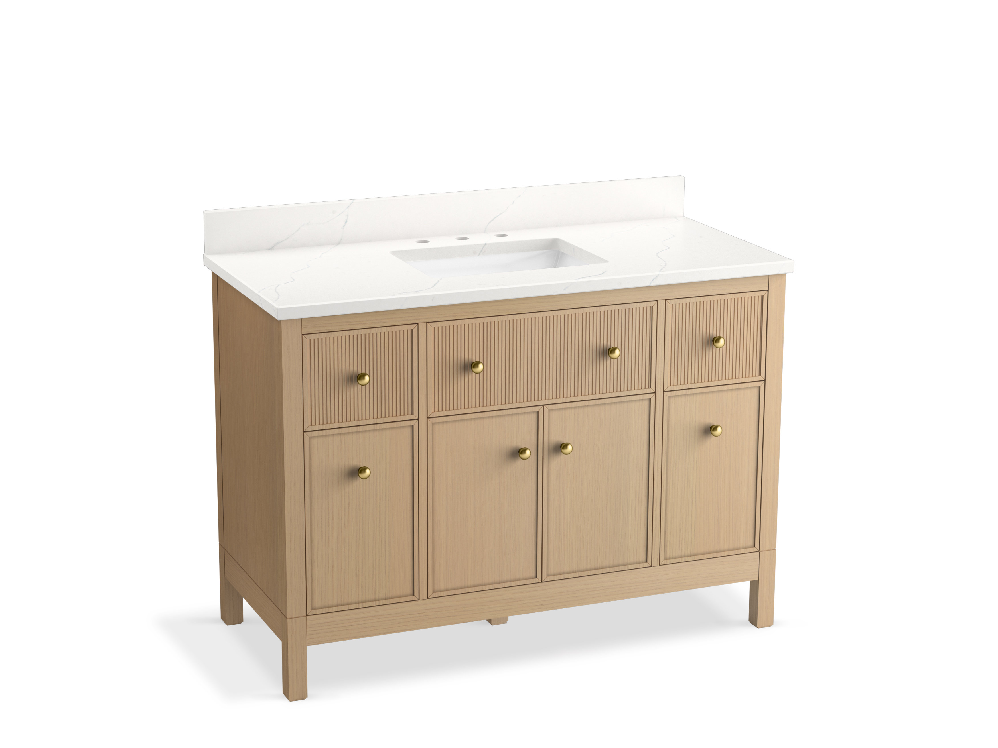 Kohler Malin By Studio McGee 48 in. Bathroom Vanity Cabinet With Sink