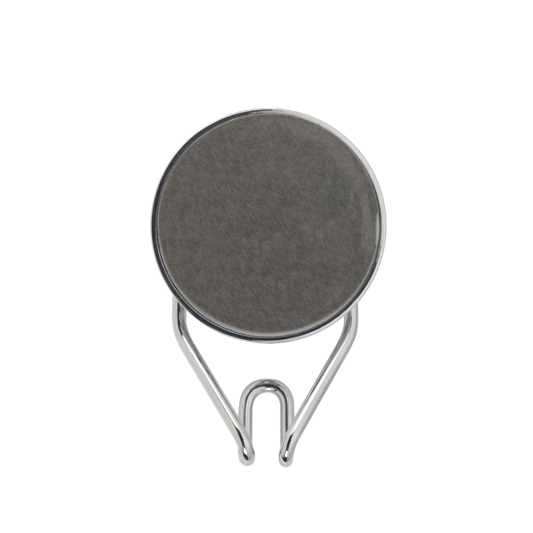 Croydex Stick 'n' Lock Chrome Wall Mounted Robe Hook