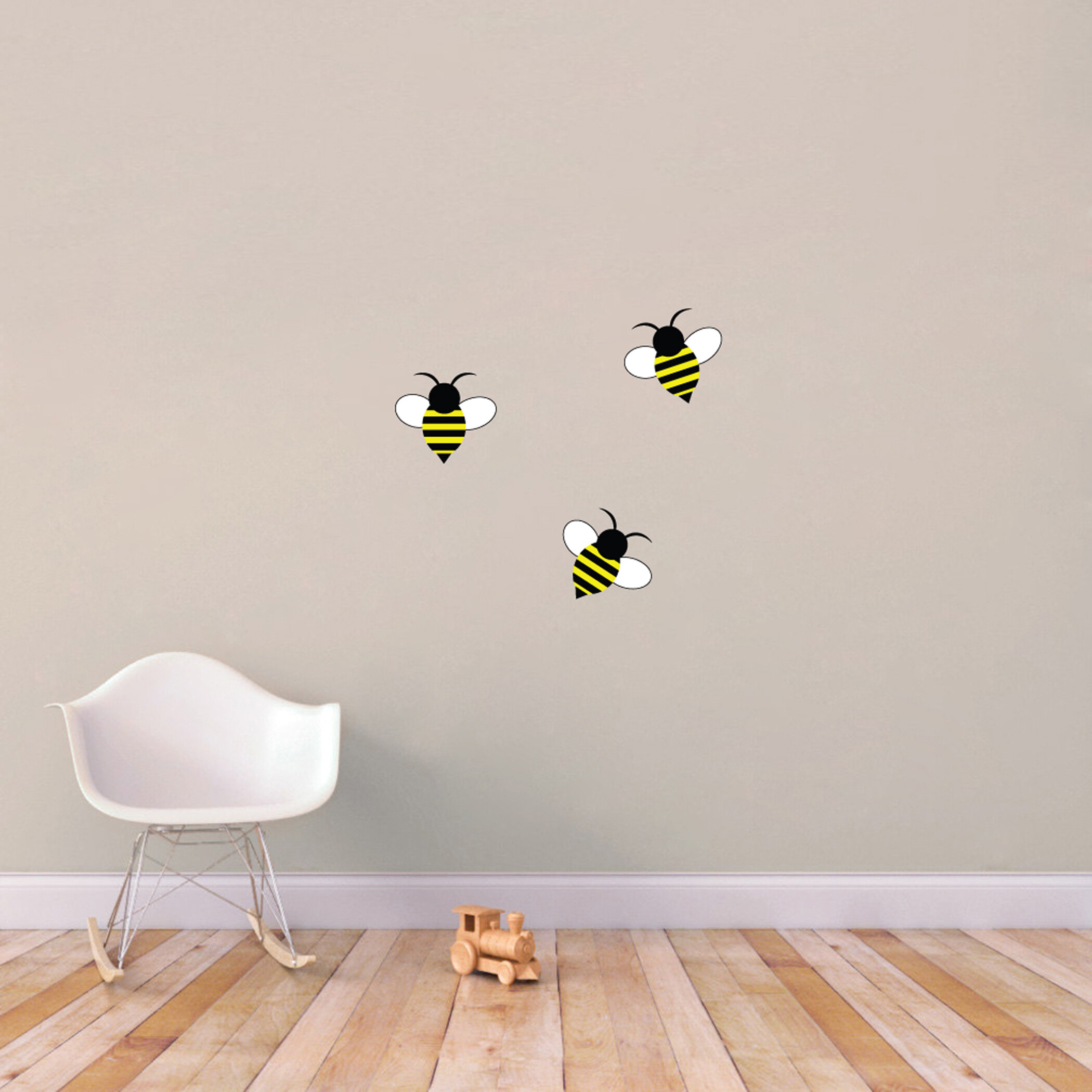 Bee Wall Decals Kitchen Decoration Bumble Bee Stickers Bathroom