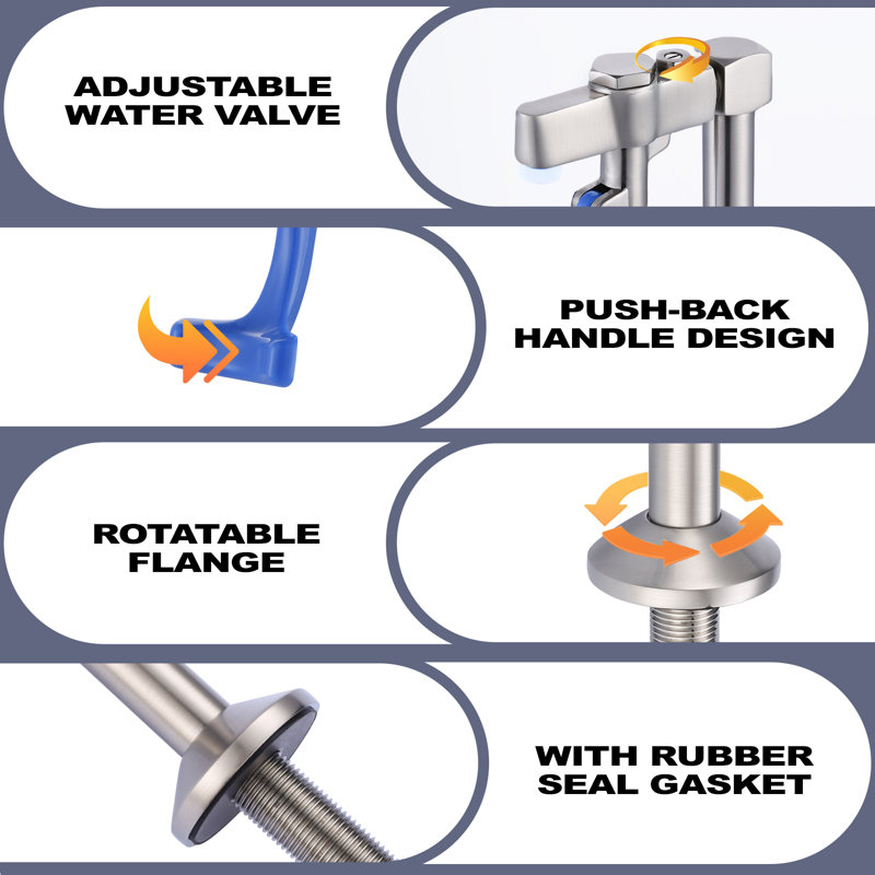 Aleasha Kitchen Faucet, Nickel