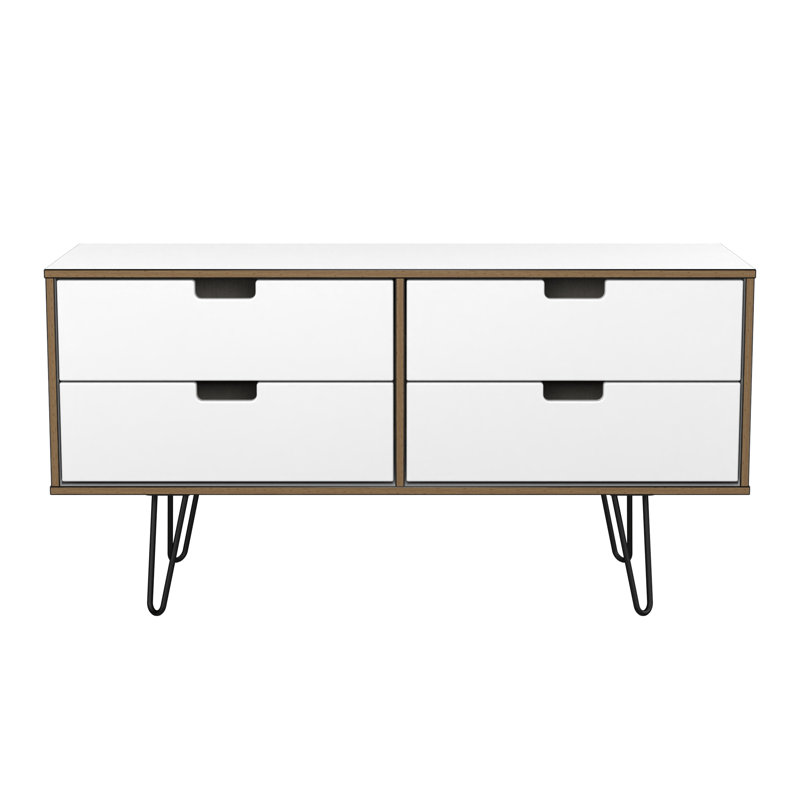 Komar 115cm W 4 - Drawer Chest of Drawers