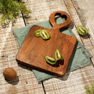Heart-Shaped Wooden Chopping Board