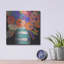 «Orange, mauve et rayures» par Holly Wojhan-765459548